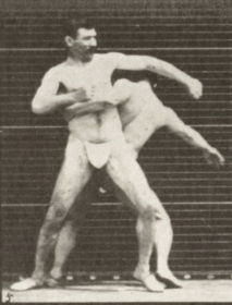 Plate 332 Boxing, cross buttocks — figure reference
